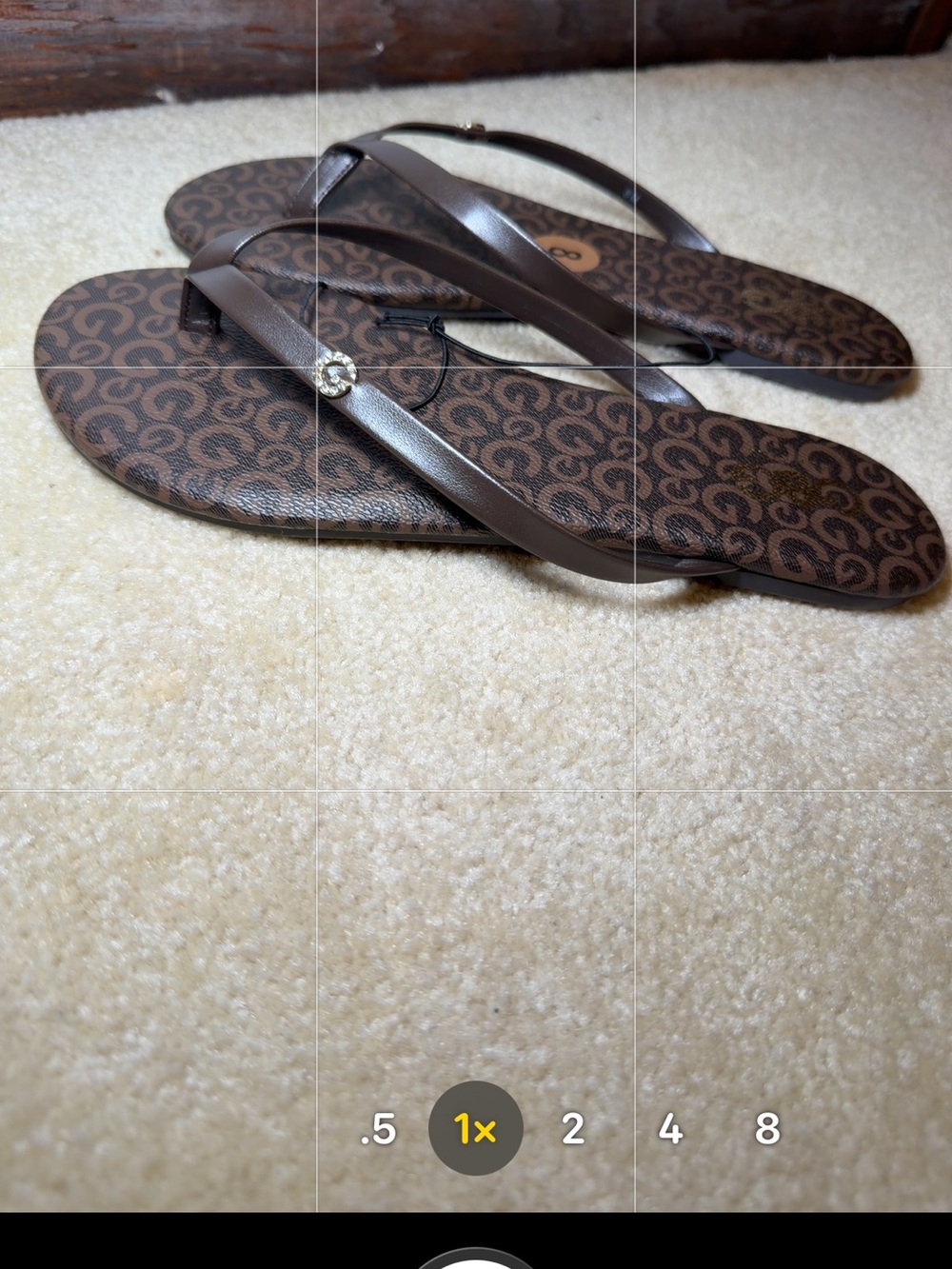Brown Patterned Men's Flip Flops - Designer-Inspired Casual Sandals